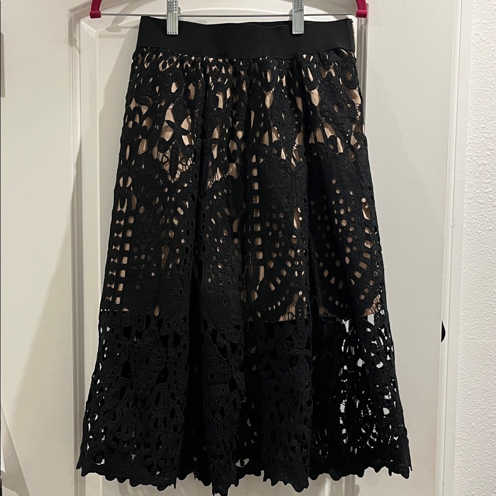 Black Lace Skirt